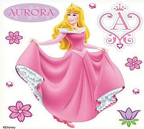 EK Success DISNEY PRINCESS Dimensional Stickers – AURORA – 10 pcs