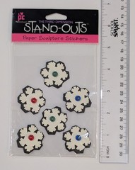 Snowflakes Christmas Winter Scrapbooking Stickers By Provo Crafts Stand-Outs