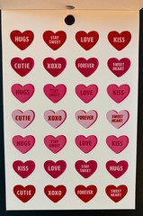 RECOLLECTIONS VALENTINE’S DAY STICKER BOOK 261 PC STICKERS 12 SHEETS ROMANCE