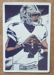 Dak Prescott Dallas Cowboys die-cut decal sticker