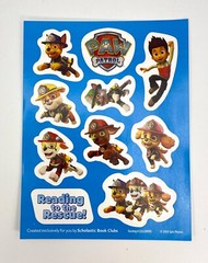 PAW PATROL Exclusive Scholastic Book Club Sticker Sheet 2019