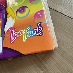 VTG Lisa Frank My Sticker Collection 3 Ring Binder Kitten Bubbles w/Stickers
