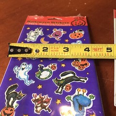 Vtg Lot NOS Halloween Stickers American Greetings Temporary Tattoo Forget Me Not