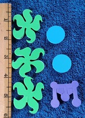 Nickelodeon Sticker Foam Art 3D Puffy Scrapbook 62 Fairy Odd Parents Arnold Rug
