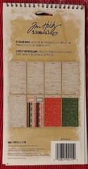 Tim Holtz Idea-ology Christmas 2024 Sticker Book 432 Stickers