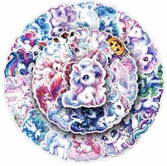 10pcs NEW Unicorn Stickers- Scrapbook, Journal, DIY Crafts & Cards