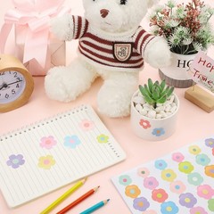 630 Pcs Mini Daisy Stickers Bulk Small Flower Stickers Pastel Flower Decal De…