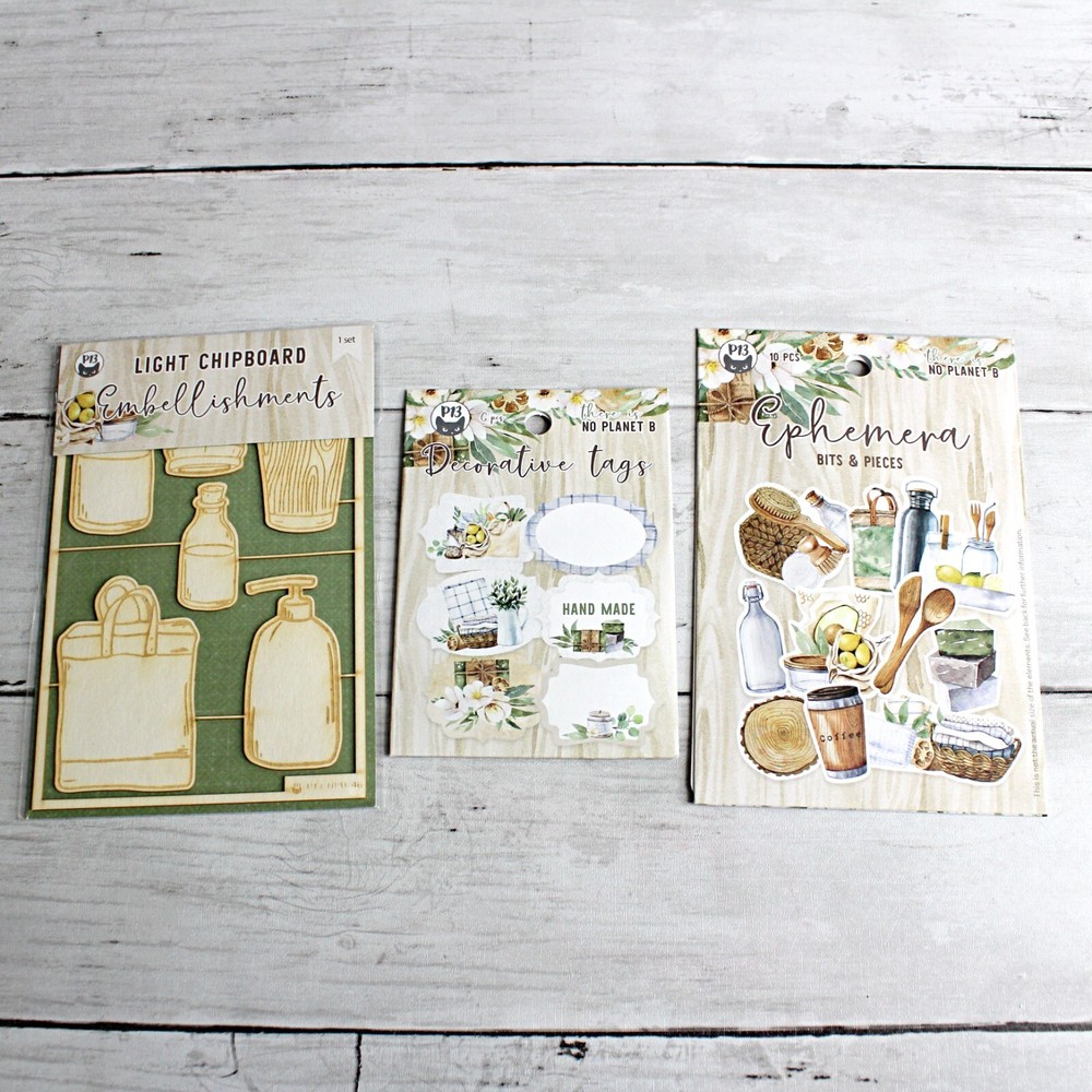 P13 Scrapbook Paper Tags Chipboard Embellishments Farmhouse Gardening Lot