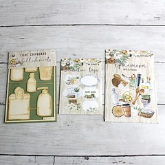 P13 Scrapbook Paper Tags Chipboard Embellishments Farmhouse Gardening Lot