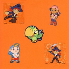 15 Jake and the Never Land Pirates Assorted – Large Stickers – Rewards