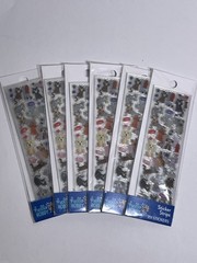 Sticker Strips 351 Stickers Hello Hobby Cat And Dog Stickers Cute Brand New Mint