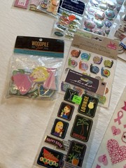 1 Lb 10oz Stickers Lot Of Stencils, Party Props, Stickers Stickers Stickers