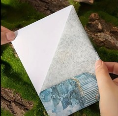 10pcs Retro Fairytale Washi Stickers- 6.5×4.5in Full Sheet- Scrapbook, DIY Craft