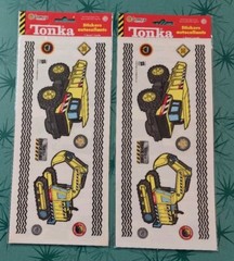 Vintage 2003 Sandylion Tonka Sticker LOT- 8 Sheets Scrapbooking NOS