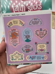 Faith That Sticks STICKERS – NEW Illustrated Bible Verses Give Thanks Psalms