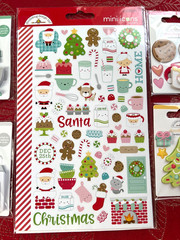 #811 – MADE WITH LOVE MILK & COOKIES CHRISTMAS BAKING DOODLE-POPS STICKERS
