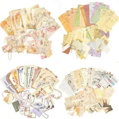 400 Pcs Vintage Journaling Supplies Scrapbook Paper for Junk Journals Planner