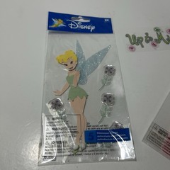Disney Tinker Bell Scrapbook Lot of 3 Embellishments Shakerbox Castle Stickers