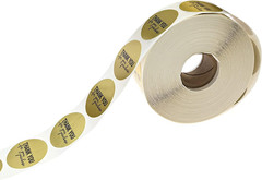 1.25″ round Gold Foil Thank You for Your Purchase Stickers / 1000 Labels per Rol