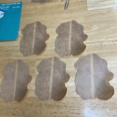 VTG Christmas Seals Presto Stick Self Adhesive Lot Santa Die Cut Set Read