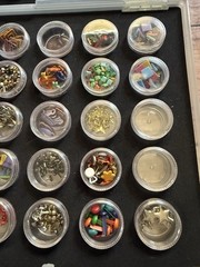Close to my Heart Embellishment Storage Container Embellishments 52 Total Read
