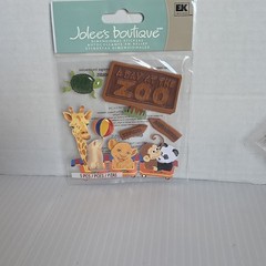 Jolee’s Boutique & More ZOO & MUSEUM Theme Sticker Lot- Lot Of 6