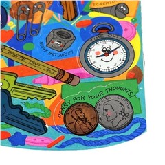 Vintage Hallmark Stickers Key Coins Penny Thoughts Tacks Love Ya Two Bits 1983