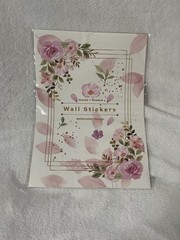 leaves and flower stickers watercoolor desgn