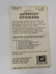 Vintage Activity Stickers So Much Fun! Build A Car 80s NOS New