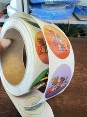 Roll Of Vintage Halloween Stickers