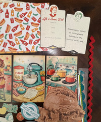 Retro 1950’s – 60 Pc. Lot Junk Journal Ephemera Embellishments Recipes Baking