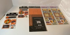 HUGE Halloween Crafting Scrapbooking Lot Paper Fabric Stickers Ribbon Die Cuts