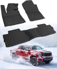 Floor Mats for Toyota Tundra: 2014-2021 (Only for CrewMax Cab), Car Accessories