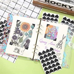 Pajean 720 Pieces Photo Corners Self Adhesive Black Photo Corners for Scrapbo…