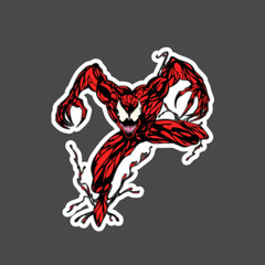 Spider-Man Carnage Sticker Decal