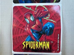 VTG Sandylion Spiderman stickers Lot Of 21 MediBadge RARE Stickers 2002, 04 2.5”