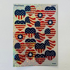 TREND Sparkle Stickers CHRISTMAS, 4th Of July HEARTS, SUNNY Summer, Halloween