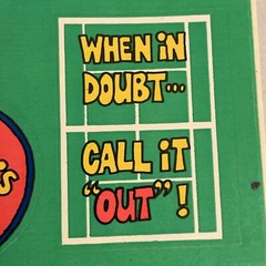1980 VTG HALLMARK COMIC TENNIS RACKET & BALLS STICKERS