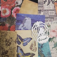 50 Piece Junk Journal Ephemera Pack-Small Pieces Vintage Inspired Scrapbook Lot