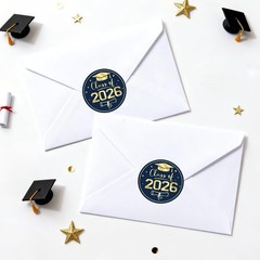Graduation Stickers 2026 – Class of 2026 Stickers 60Pcs 1.75» Graduation Env…