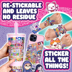STICKI Rolls Sticki Station – The Original Wearable Shareable Sticker Jewelry Ki