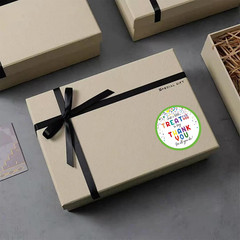 120PCS Thank You Stickers – 2 Inch Round Colorful Self-Adhesive Appreciation Lab