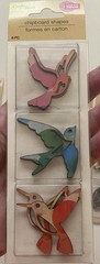 5 Packs Crafters Square Laser Cut Chipboard Shapes Assorted 6pcs Each Packet New