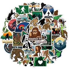 50X Bigfoot Sasquatch Jungle Mountain Stickers Scrapbook Skateboard Bike Hiking