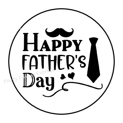 30 HAPPY FATHER’S DAY ENVELOPE SEALS LABELS STICKERS PARTY FAVORS 1.5″ ROUND