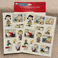 2 Sheets Hallmark Peanuts Gang Stickers Snoopy Lucy Charlie Sally Linus