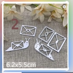 Small Office Envelopes Snail Mail Postcards YOUCHOOSE Metal Die Cutting Cut Dies