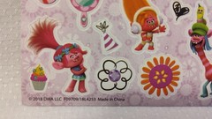 Vintage DreamWorks Trolls (4) Sticker Sheets*4″x4″ New OS 2018 *I*