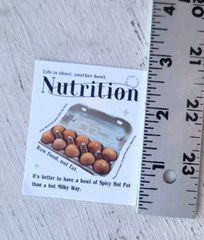 Vintage Food Stickers Breakfast Whole Eggs Vegetarian Meal Lot of 5 Pc Pcs