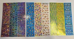 VTG Lisa Frank Stickers. Y2K Complete Strips. Lot of 9 Strips/3 Sheets. New.